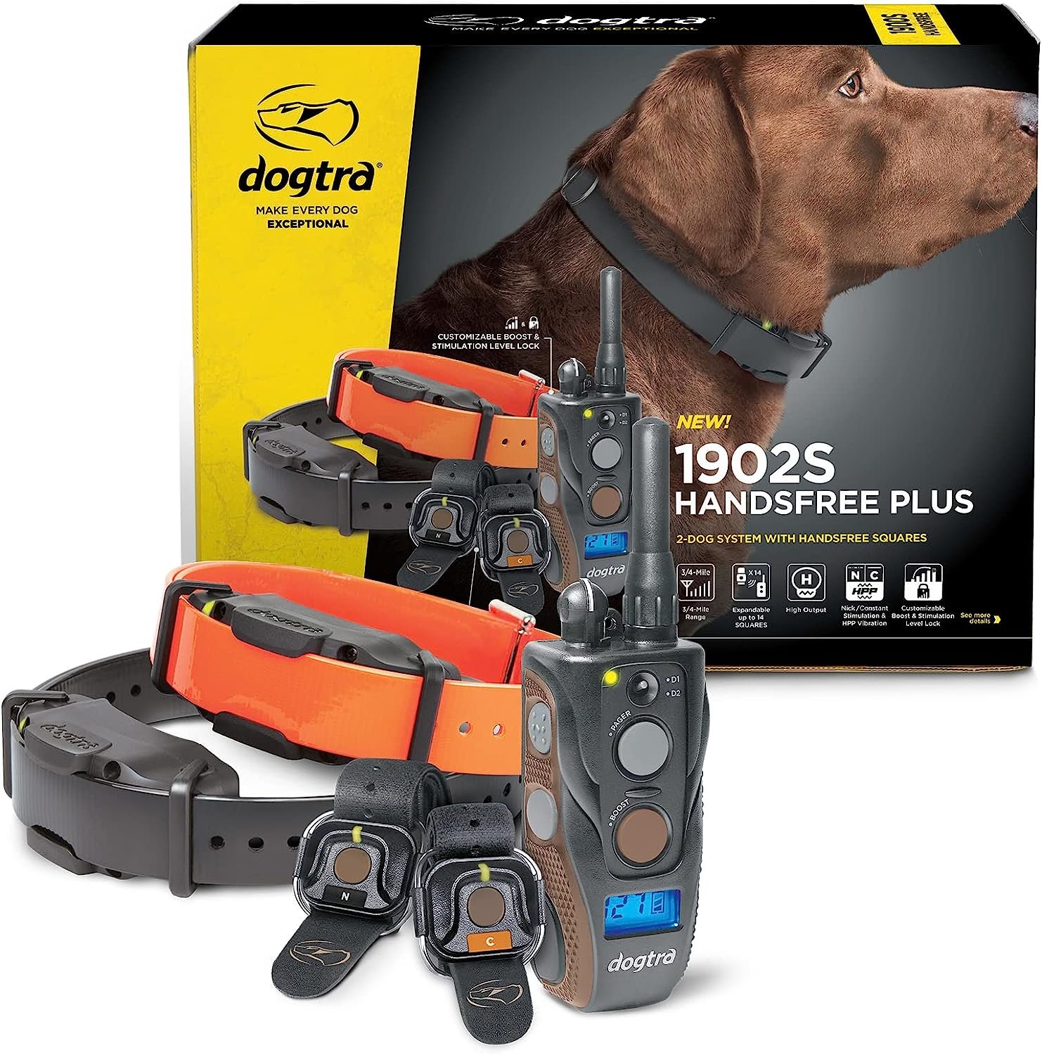Dogtra 1902S HANDSFREE Plus Boost and Lock, Remote Dog Training E-Collar Dogtra 1902S HANDSFREE Plus Boost and Lock, Remote Dog Training E-Collar