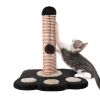 Cat Scratching Post Scratcher for Cats and Kittens with Sisal Rope