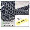 Cat Litter Mat, Kitty Litter Trapping Mat, Double Layer Mats with MiLi Shape Scratching design, Urine Waterproof, Easy Clean, Scatter Control 21" x 14