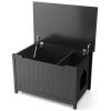 Wooden Cat Litter Box Enclosure with Top Opening Side Table