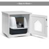 Sidetable Nightstand Weatherproof Multi-function Cat House