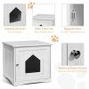 Sidetable Nightstand Weatherproof Multi-function Cat House